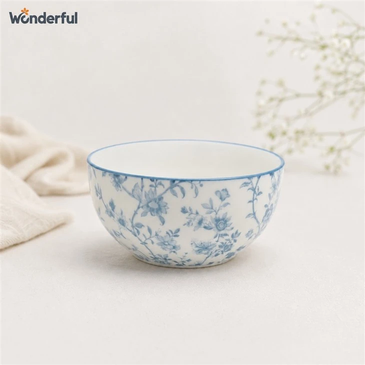 16pcs Blue Vine Floral Printed Ceramic Dinnerware Collection price